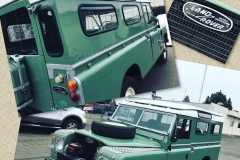 Classic Land Rover custom windshield glass replacement Sacramento CA