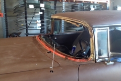 Classic car custom cut rear glass replacement Sacramento CA