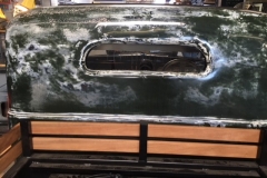 Classic car custom rear glass replacement Sacramento CA