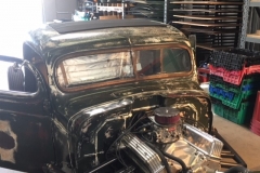 Classic car custom split windshield glass replacement Sacramento CA