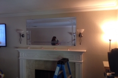 New Mirror above mantel Sacramento CA